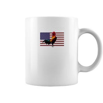 American Rooster Chicken Cock Strong Usa Pride Coffee Mug | Favorety UK