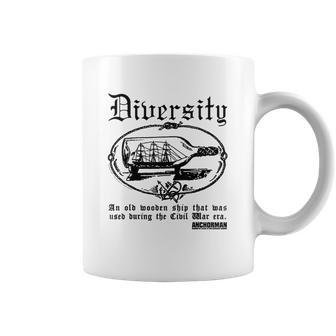 Anchorman Diversity An Old Wooden Coffee Mug | Favorety UK