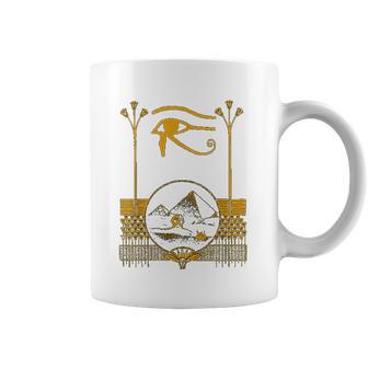 Ancient Egyptian Eye Of Horus Egypt Art Pyramid Coffee Mug | Favorety UK