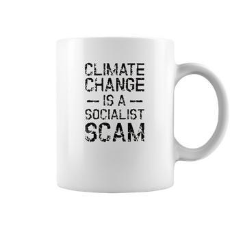 Anti Climate Change Anti Socialist Climate Change Coffee Mug | Favorety CA