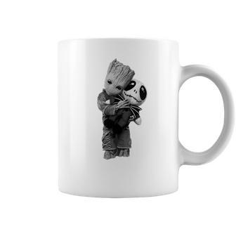 Baby Groot Hug Hugging Jack Skellington Shirt Coffee Mug | Favorety CA