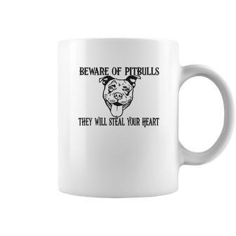 Beware Of Pit Bulls Coffee Mug | Favorety