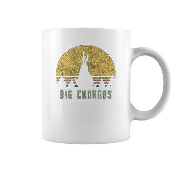 Big Chungus Retro Vintage Sunset Meme Coffee Mug | Favorety