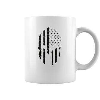 Black American Flag In Spartan Coffee Mug | Favorety UK