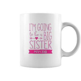 Blu Magnolia Co Girls I Am Going To Be A Big Sister Coffee Mug | Favorety AU