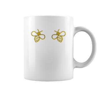 Boo Bees Funny Bug Breasts Innuendo Boobies Graphic Coffee Mug | Favorety