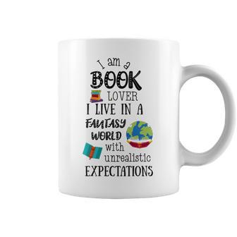 I Am A Book Lover In A Fantasy World Coffee Mug | Favorety UK