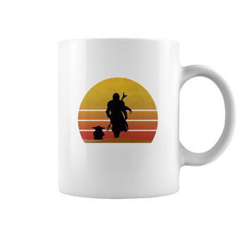 Bounty Hunter And Baby Mandalorian Coffee Mug | Favorety