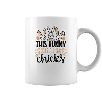 This Bunny Gets All The Chicks Funny Coffee Mug | Favorety