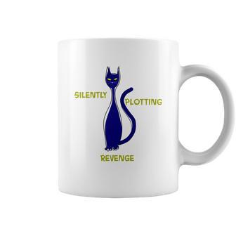 Ca Funny Silently Plotting Revenge Coffee Mug | Favorety CA