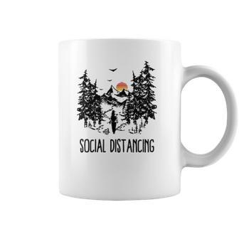 Camping Hiking Outdoors Social Distancing Coffee Mug | Favorety AU