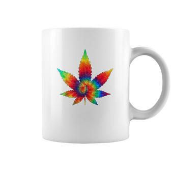 Cannabis Tie Dye Hippie Stoner Gift Coffee Mug | Favorety UK