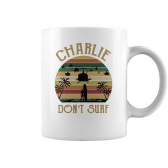 Charlie Dont Surf Retro Vintage Coffee Mug | Favorety CA