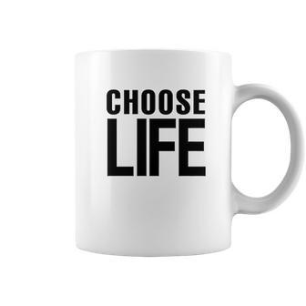 Choose Life Retro 80S Halloween Costume Graphic Coffee Mug | Favorety CA