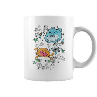 Cn The Amazing World Of Gumball And Darwin Sketches Coffee Mug | Favorety