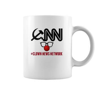 Cnn Clown News Network Funny Political Cool Fake News A Great Novelty Coffee Mug | Favorety UK