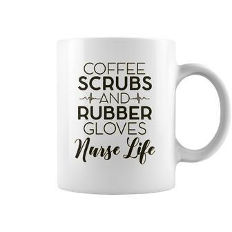 Coffee And Rubber Gloves Nurse Coffee Mug | Favorety AU