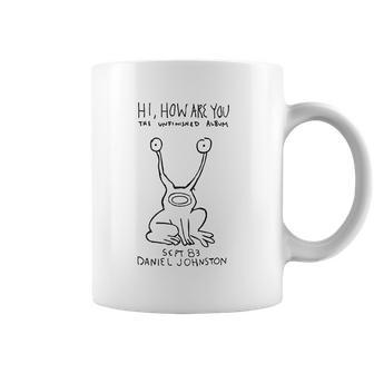 Cool Daniel Johnston Hi How Are You Men White Coffee Mug | Favorety