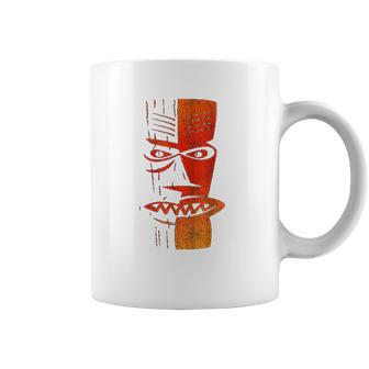 Cool Retro Island Polynesian Tiki Head Coffee Mug | Favorety CA