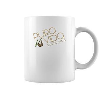 Costa Rica Summer Sloth Pura Vida National Motto Coffee Mug | Favorety AU