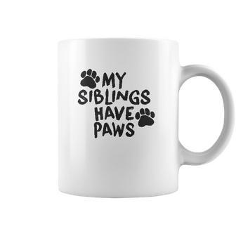 Creeper My Siblings Have Paws Funny Cool Cute Dog Cat New Baby Coffee Mug | Favorety