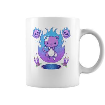 Creepy Kawaii Pastel Goth Cat Kawaii Clothes Mall Goth Coffee Mug | Favorety CA