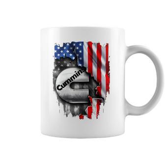 Cummins Engine Diesel American Flag Pariots Men Shir Coffee Mug | Favorety UK