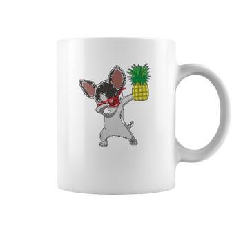 Dabbing Chihuahua Puppy Dog Pineapple Aloha Beach Gift Coffee Mug | Favorety