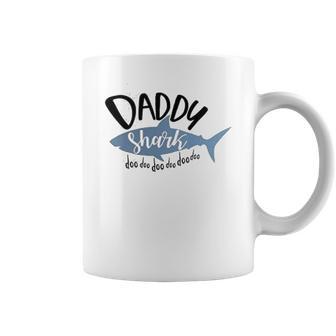 Daddy Shark Art Dad Birthday Gifts Coffee Mug | Favorety CA