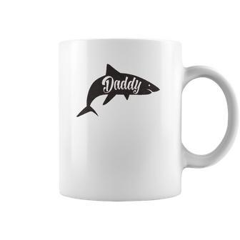 Daddy Shark Cute Funny Family Cool Best Dad Vacation Coffee Mug | Favorety AU