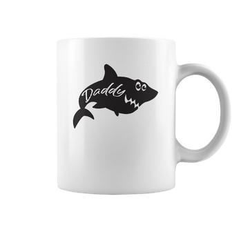 Daddy Shark Cute Funny Family Ocean Beach Summer Vacation Coffee Mug | Favorety CA