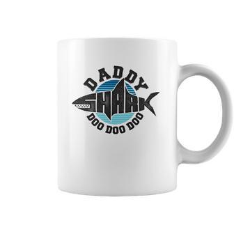 Daddy Shark Graphic Dad Birthday Gifts Coffee Mug | Favorety AU