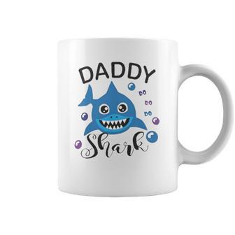 Daddy Shark Doo Doo Cute Funny Family Cool Fathers Day Gift Coffee Mug | Favorety