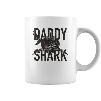 Daddy Shark Printed Graphic Dad Birthday Gifts Coffee Mug | Favorety CA