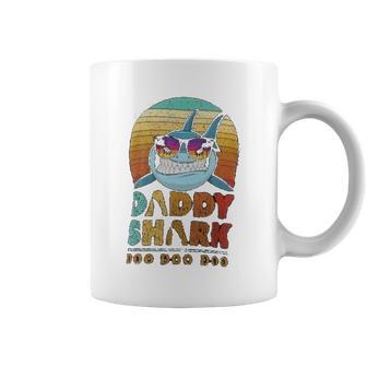 Daddy Shark Funny Fathers Day Best Christmas Gifts For Dad Coffee Mug | Favorety