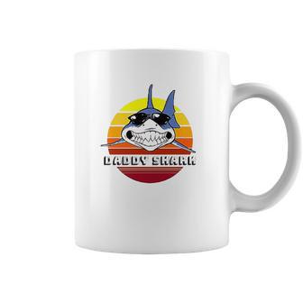 Daddy Shark On Vintage Sunset Coffee Mug | Favorety DE