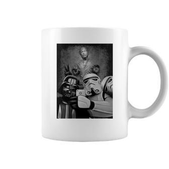 Darth Vader And Stormtrooper Selfie With Han Solo In Carbonite Tshirt Coffee Mug | Favorety CA