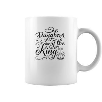 Daughter Of The King Jesus Royalty Crown Christian Coffee Mug | Favorety