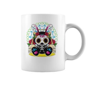 Day Of The Dead Dia De Los Muertos Bunny Sugar Skull Coffee Mug | Favorety DE