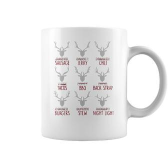 Deer Dasher Sausage Dancer Jerky Prancer Chili Tacos Christmas Shirt Coffee Mug | Favorety DE