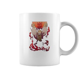 Demon Slayer Men On Fire Coffee Mug | Favorety DE