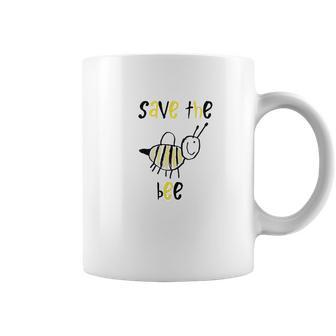 Designed By Kids Save The Bee Nature Protection Gift Coffee Mug | Favorety AU