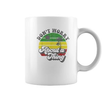 Dont Worry About A Thing Jamaica Rasta Reggae Jamaican Gift Coffee Mug | Favorety AU