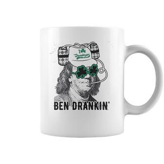 Drankin Funny Saint Patricks Day Clover Beer Franklin Irish Coffee Mug | Favorety