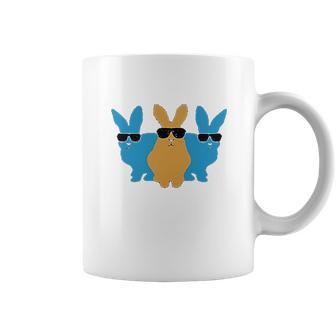 Easter Bunny Hip Trio Bunnies Funny Gift For Easter Kids Coffee Mug | Favorety