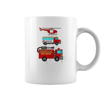 Ems Fire Truck Ambulance Rescue Helicopter Coffee Mug | Favorety AU