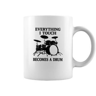 Everything I Touch Becomes A Drum John Bonham T-Shirt Coffee Mug | Favorety CA