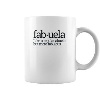 Fabuela Fabulous Abuela Spanish Grandmother Gift Quote Coffee Mug | Favorety CA