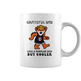 Father’S Day Music Grateful Dad Dead Like A Regular Dad But Cooler Logo Bearded Teddy Bear Coffee Mug | Favorety AU