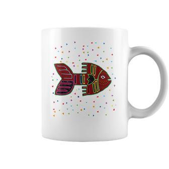 Fish Inspired By Kuna Artwork Of Panama T Coffee Mug | Favorety UK